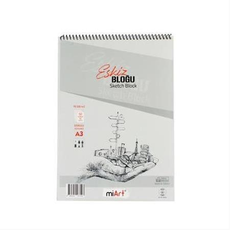 Miart Eskiz Defteri A3-90gr. 50 Yaprak