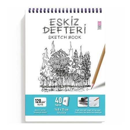 Thinkbook A5 Eskiz Defteri 120 gr 40 Yaprak