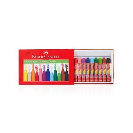 Faber-Castell Karton Kutu Pastel Boya 12 Renk (125312)