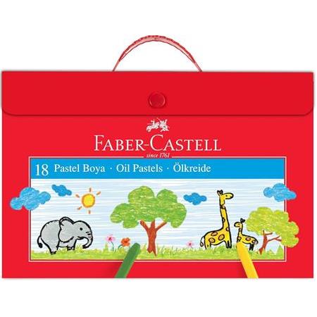 Faber-Castell Çantalı Pastel Boya, 18 Renk (125119)