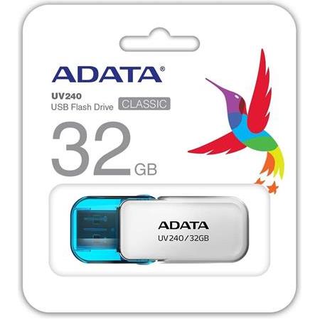 Adata AUV240/32G 32GB USB2.0 Beyaz Flash Bellek
