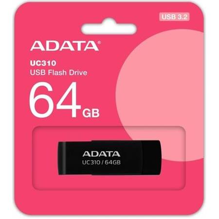 Adata UC310/64GB 64GB USB3.2 Gen1 Black Flash Bellek
