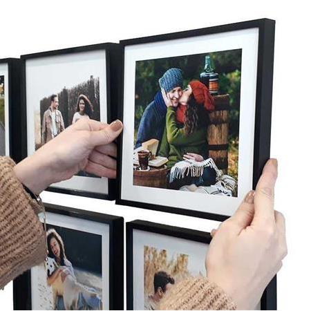 Yapışkanlı Sök Tak Klasik Kare Çerçeveler - 3'lü Paket
