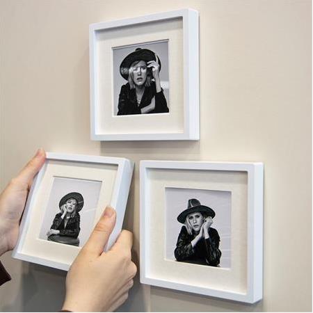 Yapışkanlı Sök Tak Paspartulu Pola Çerçeveler - 3'lü Paket